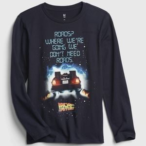6-7Y Back to the Future long sleeve t-shirt